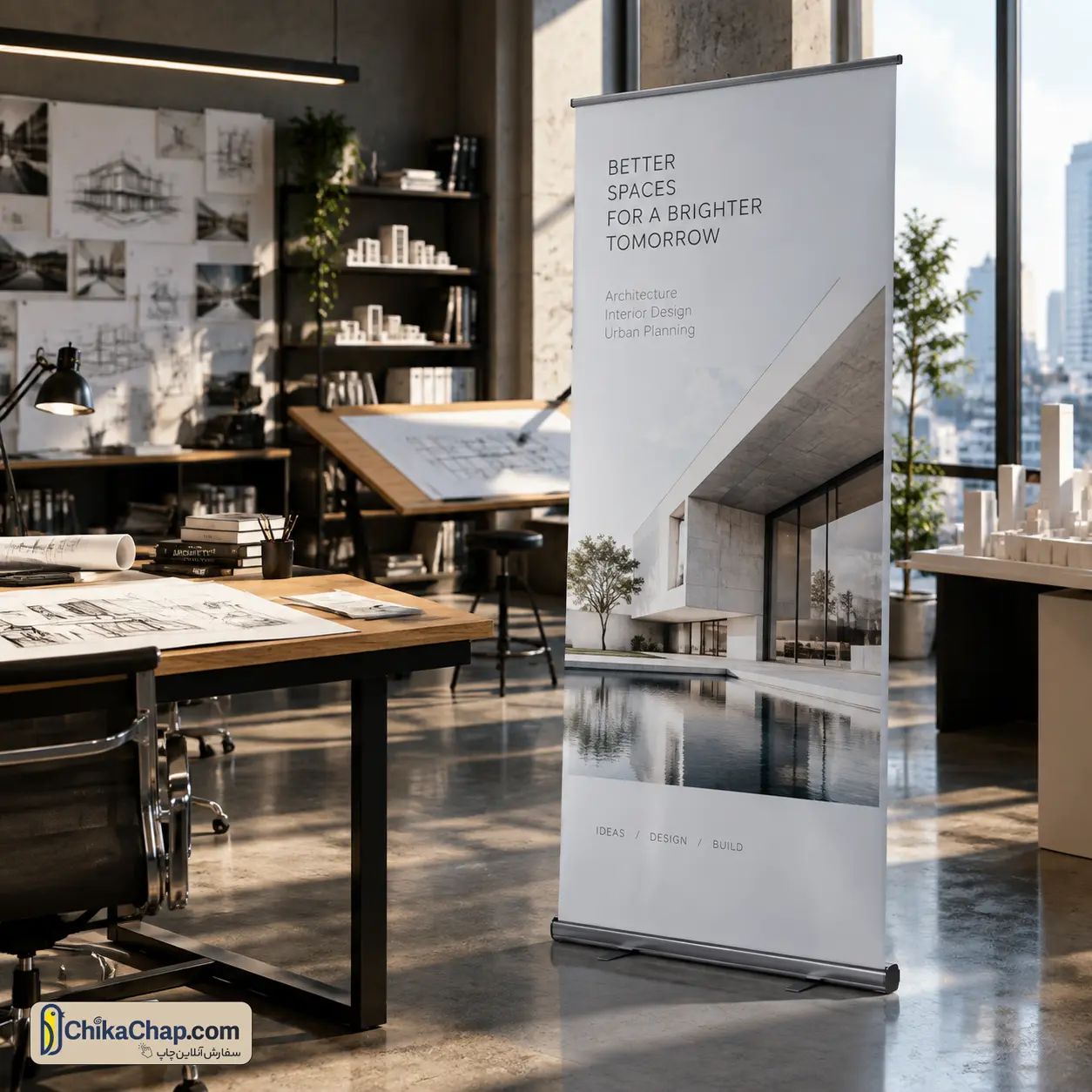 چاپ سولیت برای دفاتر مهندسی و معماری، نمایش جزئیات دقیق و رنگ&zwnj;های زنده.